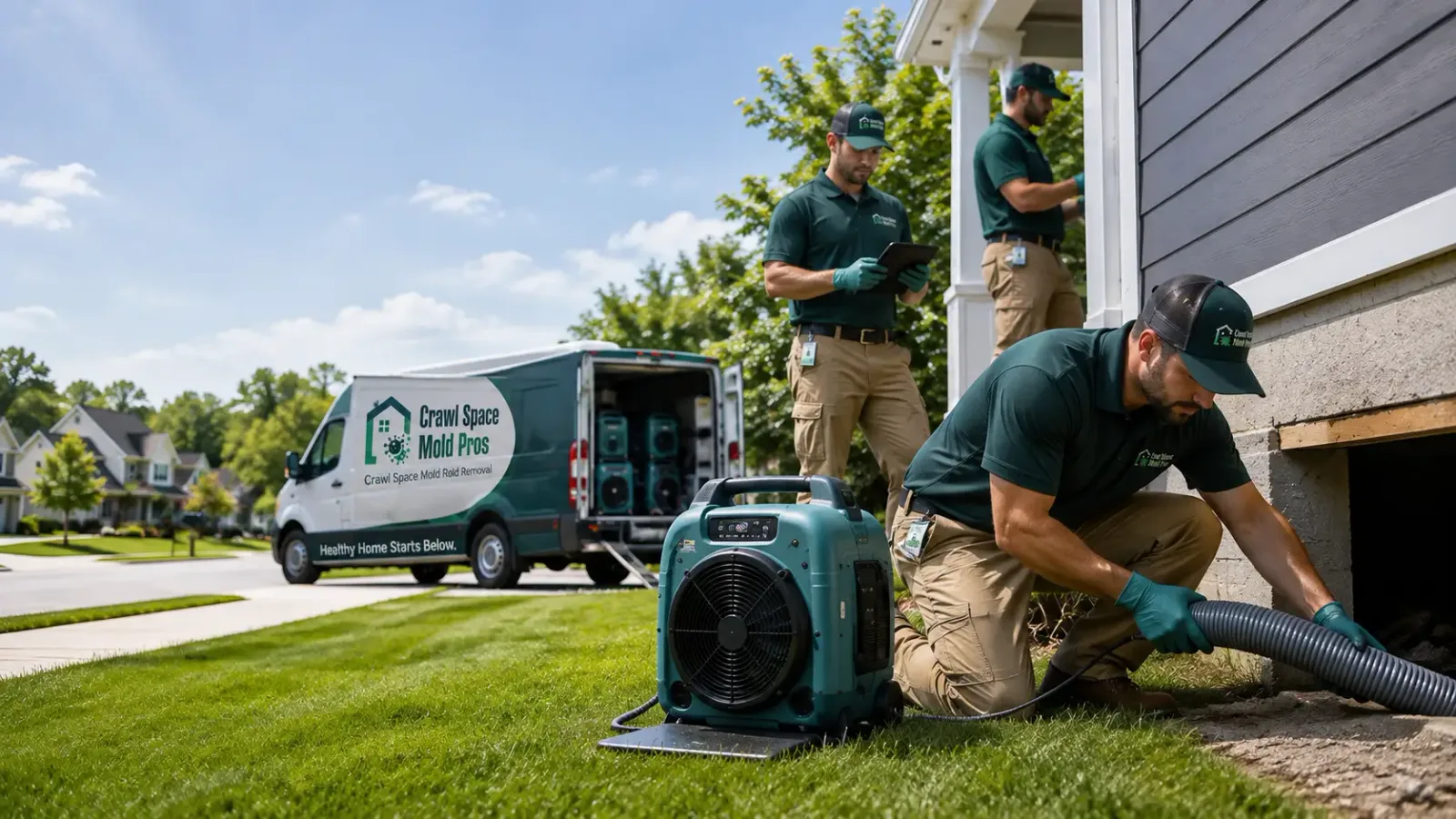 Crawl Space Mold Removal in Bloomfield, NY